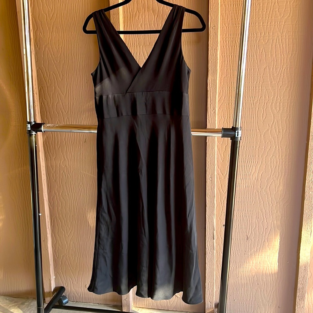 J. Crew Black Silk dress